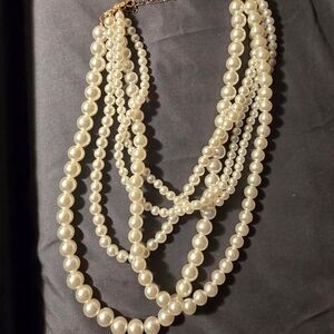 Icing Multi-Strand Pearl Necklace